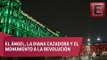 Iluminan monumentos de la CDMX por Mundial 2026 y choca automovilista contra tráiler