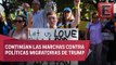 Miles de personas protestan contra políticas migratorias de Trump