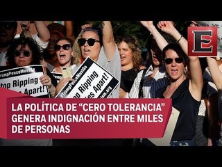 Separación de familias migrantes detona rechazo en EU y en el mundo