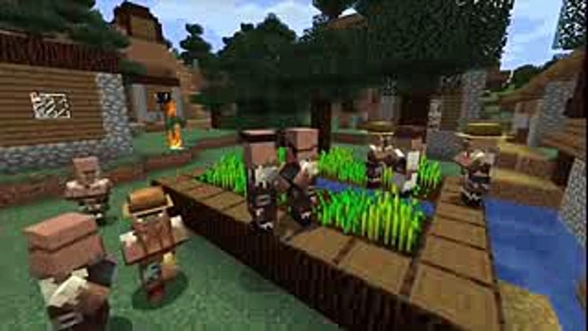 MINECRAFT PE VILLAGE E PILLAGE 