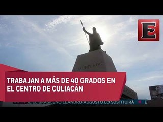 Así es trabajar bajo el intenso sol en Sinaloa