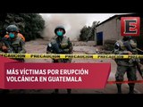 Actualización de la erupción del volcán de Fuego en Guatemala