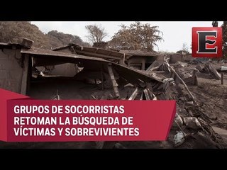 Erupción del volcán de Fuego arrasa con viviendas y vegetación