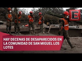 Clima complica búsqueda de desaparecidos en Guatemala tras erupción volcánica