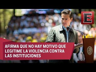 Peña Nieto condena agresión a elementos de la Marina en Ciudad Guzmán