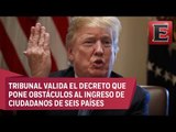Corte Suprema de EU respalda veto de Trump a musulmanes