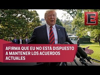 Trump amenaza, otra vez, con abandonar el TLCAN
