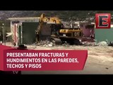 Derriban viviendas mal construidas en Guerrero para damnificados de huracanes