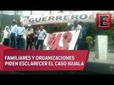 Movilizaciones en Chilpancingo a 45 meses de la desaparición de normalistas