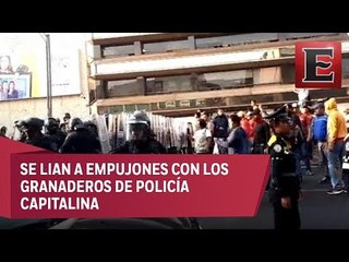 Maestros de la CNTE desquician avenida Chapultepec