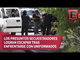 Policía de Tamaulipas libera a tres plagiados tras balacera y persecución