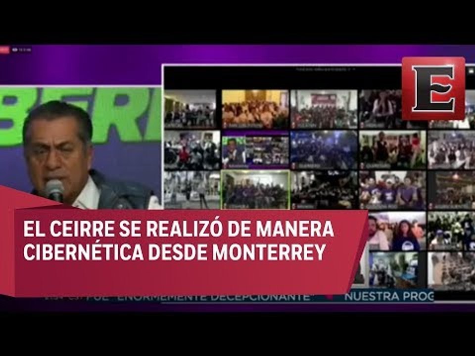 Detalles del cierre de campaña de Jaime Rodríguez 'El Bronco'