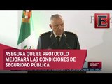 Salvador Cienfuegos en la Firma de Protocolo de Destrucción de Plantíos