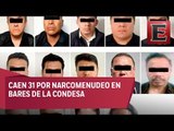 Breves metropolitanas: Detienen a 31 personas por venta de droga en la Condesa