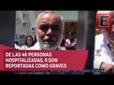 Gabriel O'shea informa sobre salud de los lesionados en Tultepec