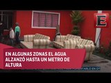 Fuertes lluvias causan afectaciones viviendas del Estado de México