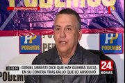 Daniel Urresti denuncia guerra sucia en su contra tras fallo que lo absolvió