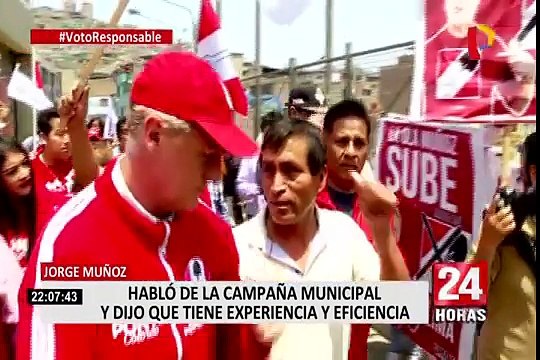 Jorge Muñoz analiza su campaña electoral y señala aciertos y errores