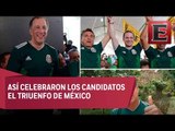 Presidenciales felicitan a la Selección Mexicana