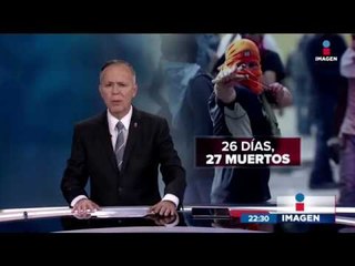 Nicolás Maduro manda a disparar a su gente, van 27 muertos