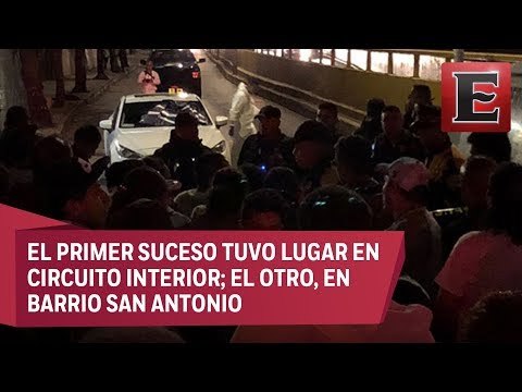 Reporte nocturno: Balean a tres sujetos en dos hechos distintos en la CDMX