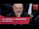 Juez ordena liberación inmediata de Lula Da Silva