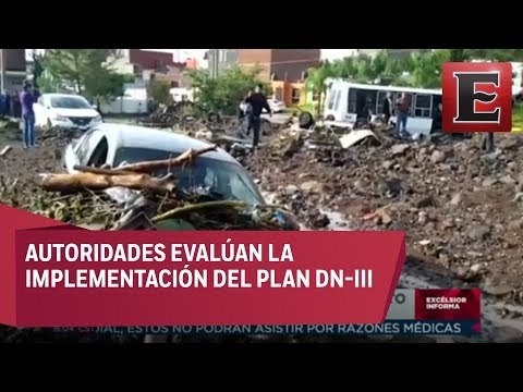 Severas afectaciones en Morelia por caída de tromba