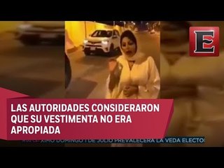 Presentadora de televisión acusada de usar ropa 'indecente' deja Arabia Saudita