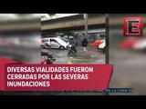 Severas inundaciones por tromba en Guadalajara