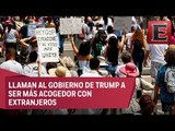 Miles en EU rechazan la política migratoria de Trump