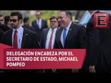 Funcionarios de EU llegan a Los Pinos para reunión con Peña Nieto