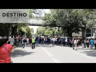 Bloquean avenida Coyoacán por falta de boletas en casilla especial