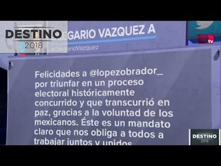 Olegario Vázquez felicita a AMLO por su triunfo en las elecciones