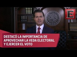 Mensaje de Enrique Peña Nieto con motivo de la jornada electoral