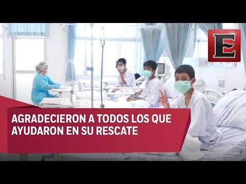 Niños rescatados de la cueva en Tailandia serán dados de alta