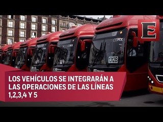 CDMX estrena 66 nuevas unidades de Metrobús