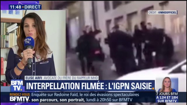 Interpellation filmée: l'avocate du frère de MHD estime que c'est l'interpellation qui génère l’infraction