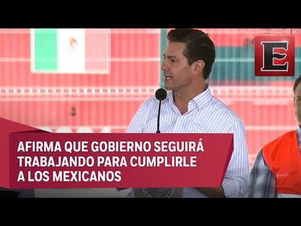 Peña Nieto en la inauguración del Túnel Ferroviario para cambio de ruta en Manzanillo