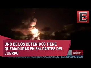 Caen tres presuntos huachicoleros tras explosión de ducto en Yucatán