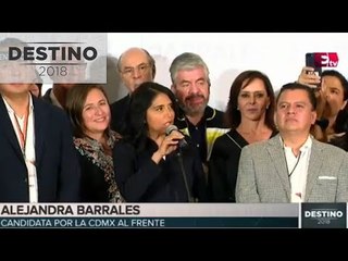 Alejandra Barrales pide actuar con responsabilidad ante los resultados