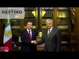 Primeras imágenes de la reunión entre Peña Nieto y López Obrador