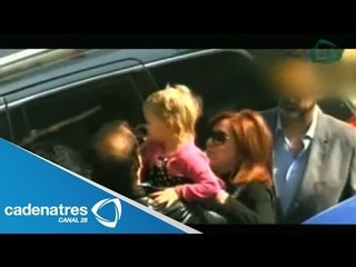 Gerardo Gómez Borbolla visita a su hija después de entregársela a su mamá