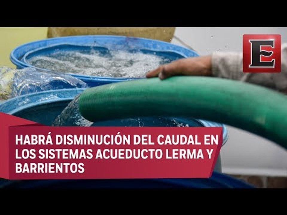 Sacmex alerta sobre escasez de agua potable en la CDMX