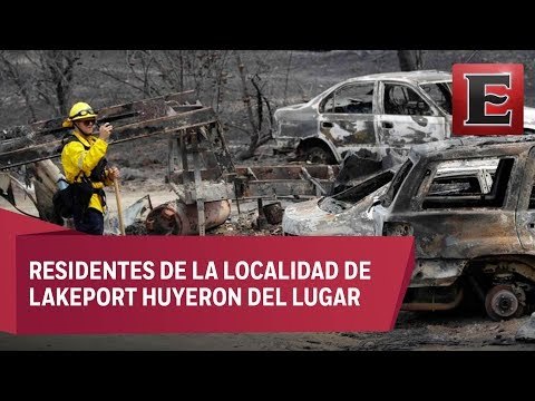 Miles de personas abandonan sus casas por incendios forestales en California