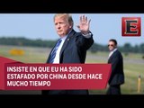 Trump amenaza con más aranceles a China