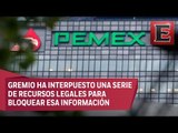 Sindicato de Pemex oculta salarios de sus miembros