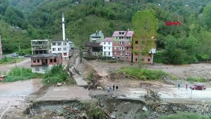 Trabzon'da Sel Gitti, Çamur Kaldı