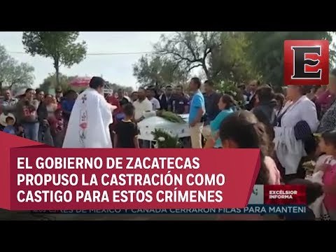 Despiden en san Luis Potosí a niña asesinada en Zacatecas