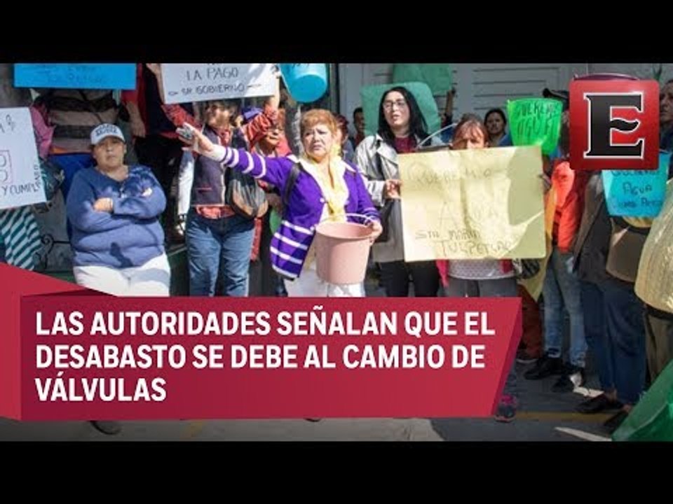 Ecatepec sin abasto de agua potable desde hace tres semanas