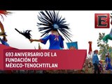 Ceremonia del 693 aniversario de la Fundación México - Tenochtitlán